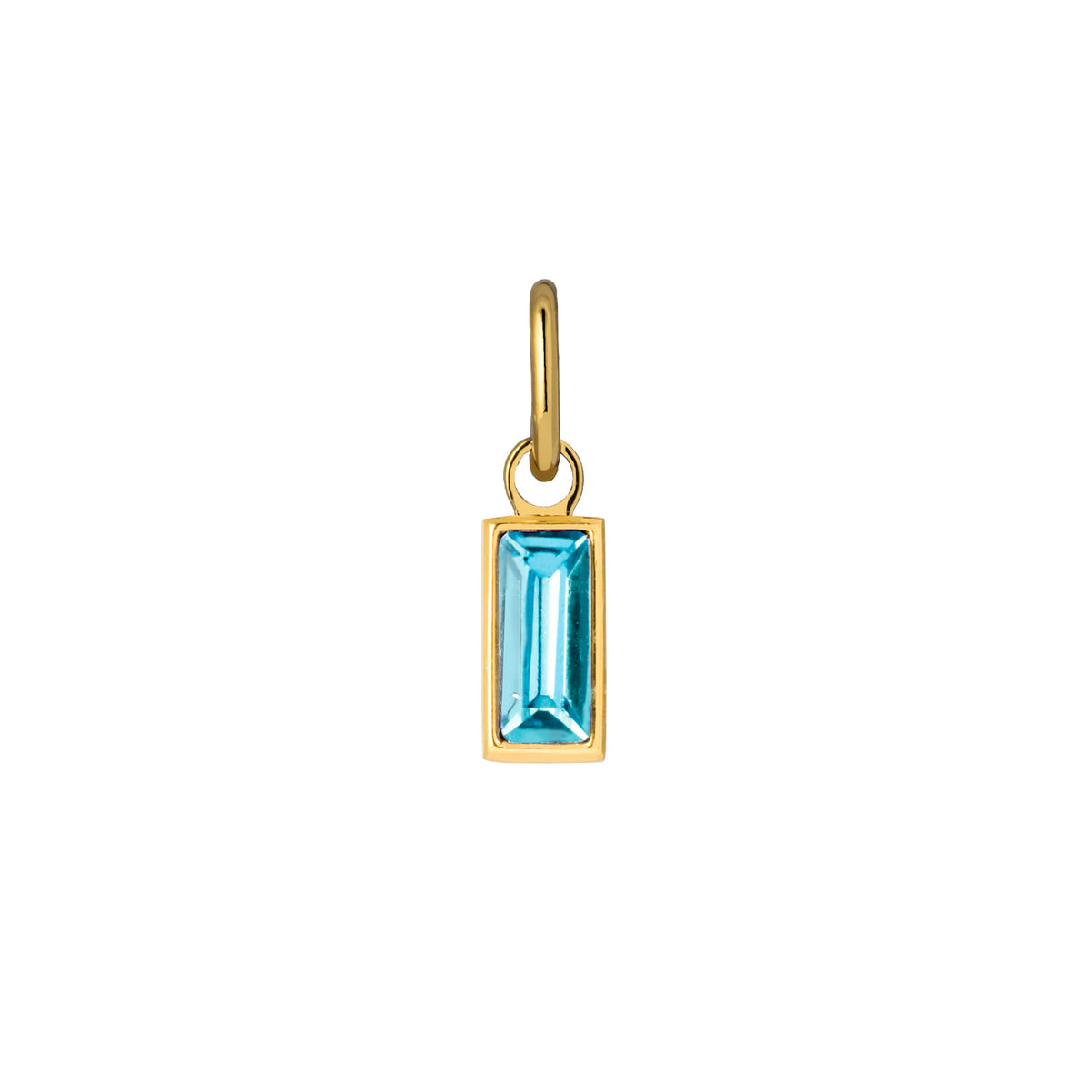Aura charm birthstone gold - Zirconia stones