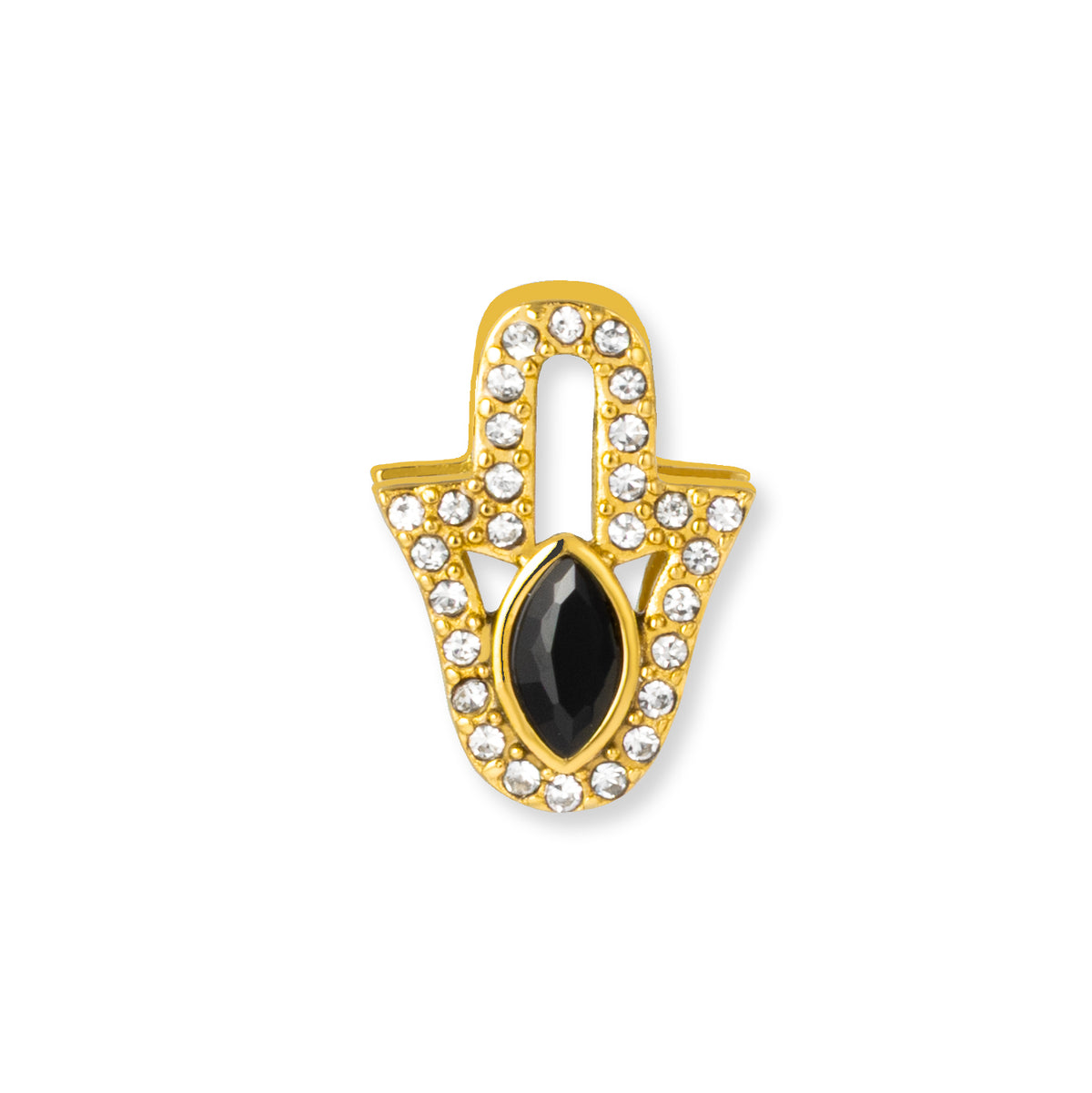 Mesh charm Hamsa gold