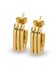 Trinix earring gold - Stainless steel