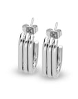 Trinix earring silver - Stainless steel