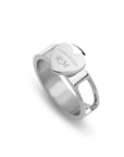 Silver heart ring - Personalized