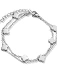 Clover silver bracelet - Tarnish free