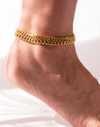 Cuban anklet medium - No discoloration