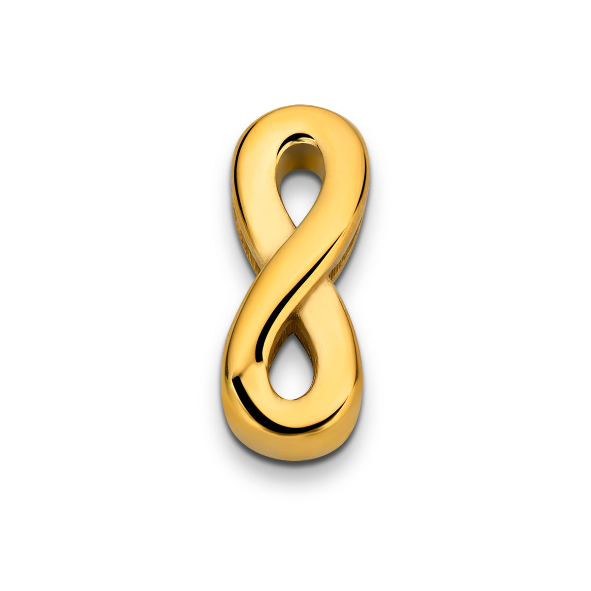 Mesh charm infinity gold - Stainless steel