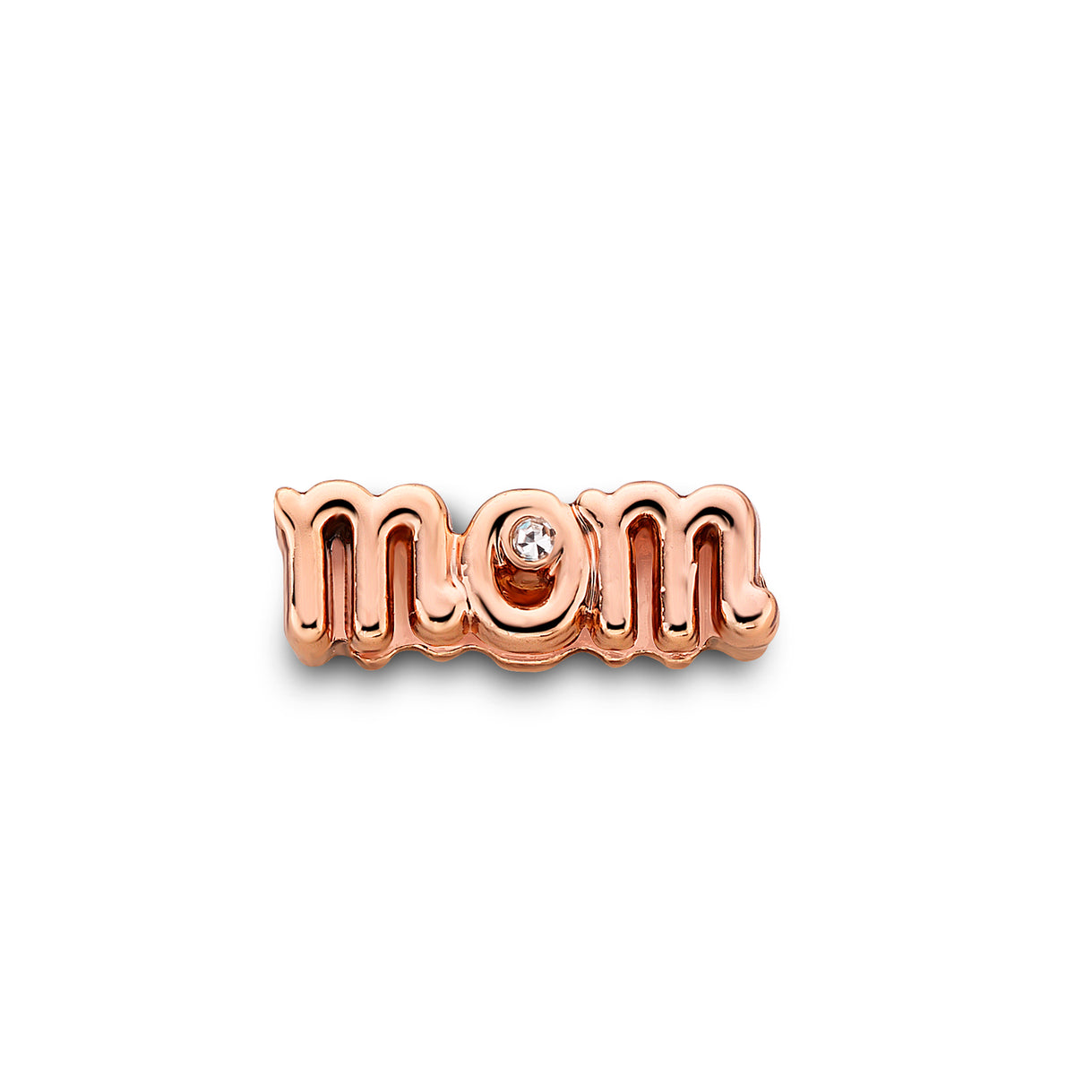 Mesh charm mom rosé gold - Stainless steel