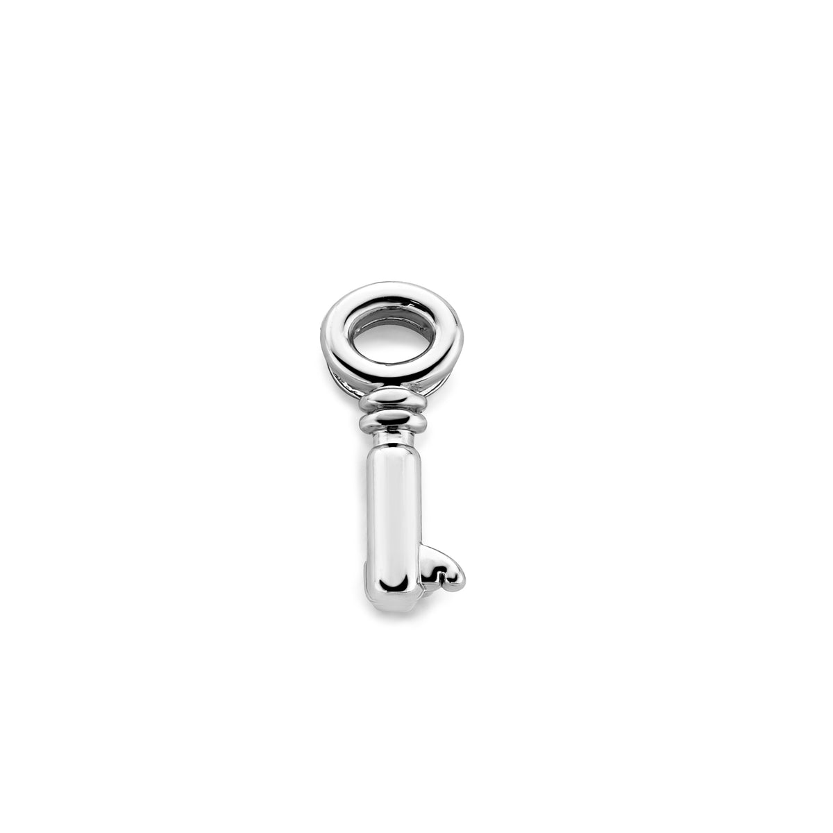 Mesh charm key silver - Stainless steel