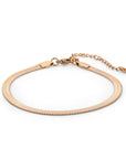Snake bracelet rosé gold - Stainless steel