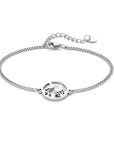 World bracelet silver - Stainless steel