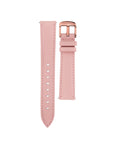 Pink leather strap rosé gold - Adjustable