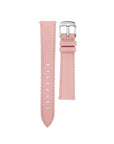 Pink leather strap silver - Adjustable