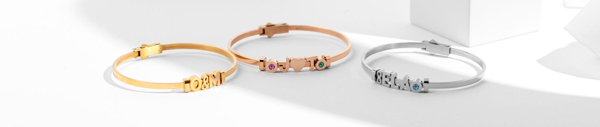 Mix and Match Letter Bangle | Personalized Jewellery