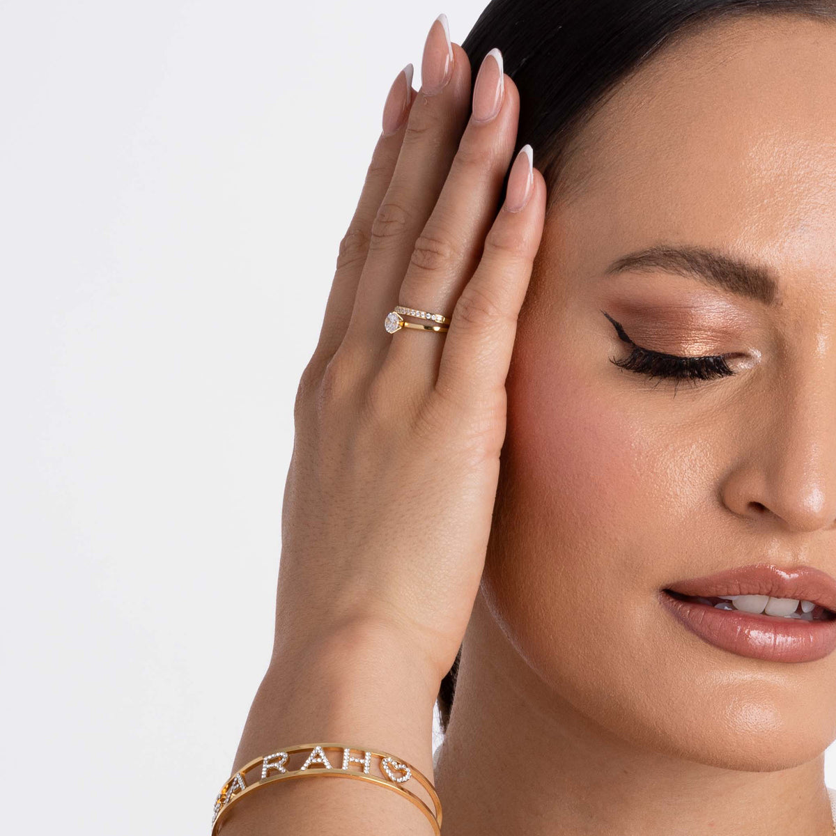 Double Layer Ring Gold