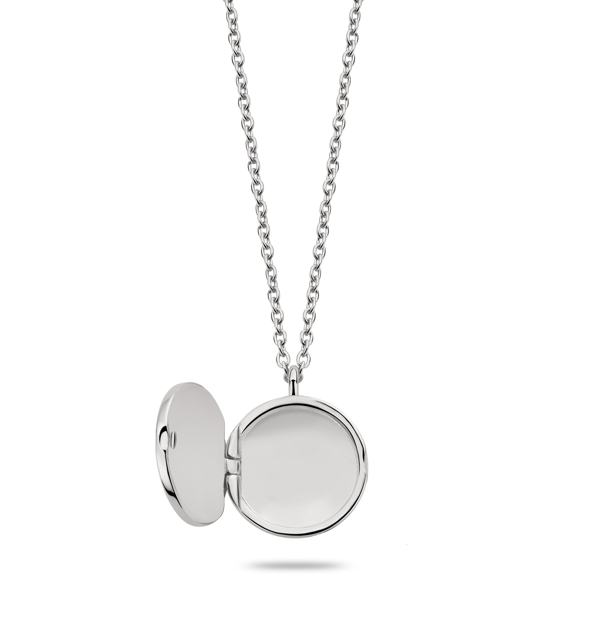 Sparkle locket silver - Stainless steel