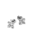 Mini blossom earrings silver