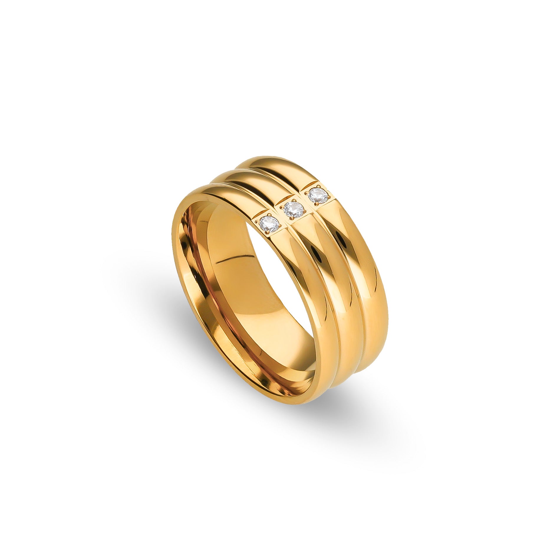 Sienna ring gold - Stainless steel