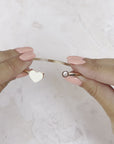 Heart bangle - No discoloration