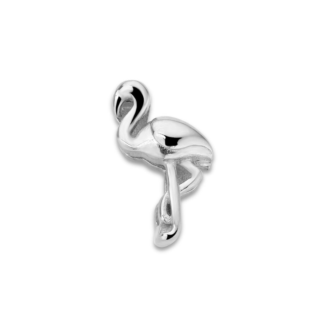 Mesh charm 3 stones silver - Stainless steel