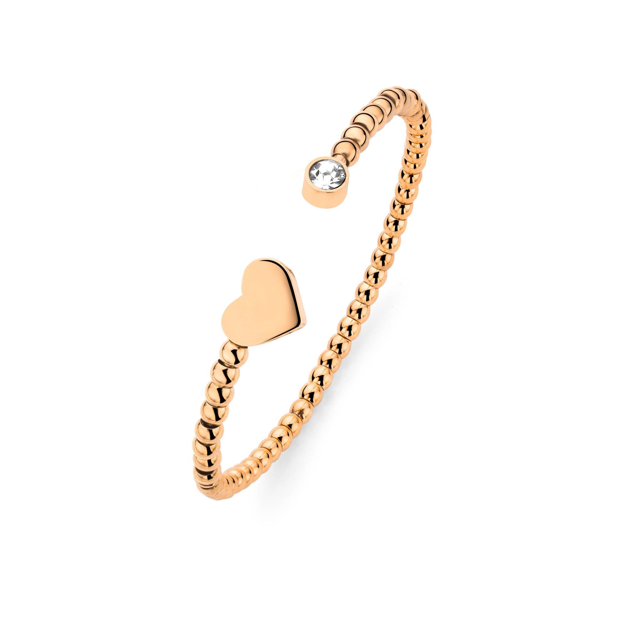 Heart ball bangle - No discoloration