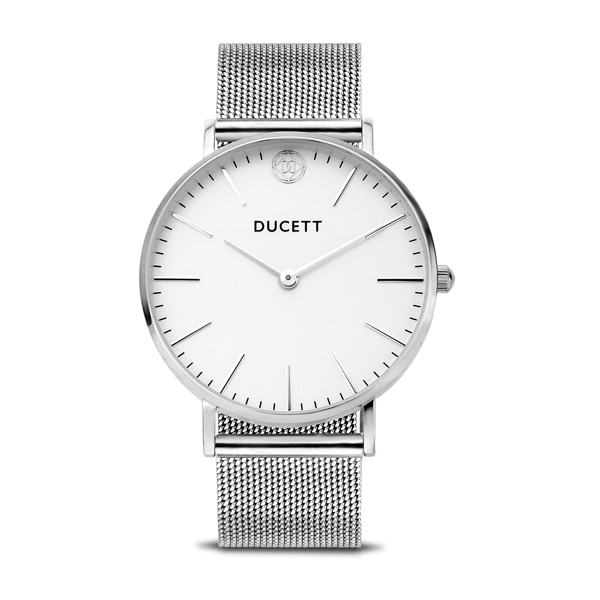 Silver mesh watch + Mesh bracelet luxe - Tarnish free