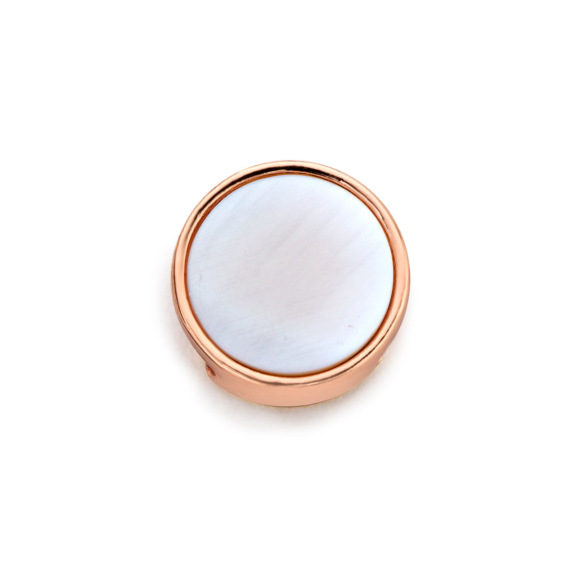 Mesh charm seashell rosé gold - Stainless steel