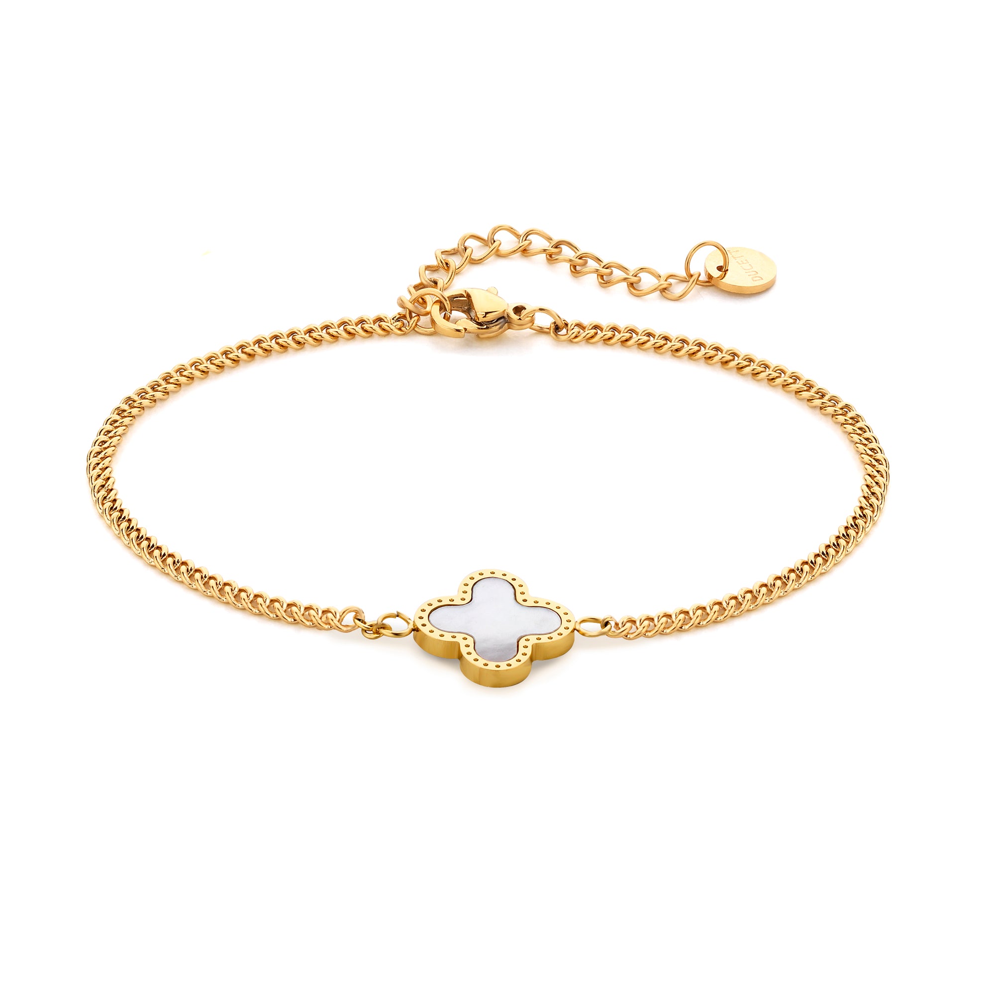 Seashell blossom bracelet gold - Stainless steel