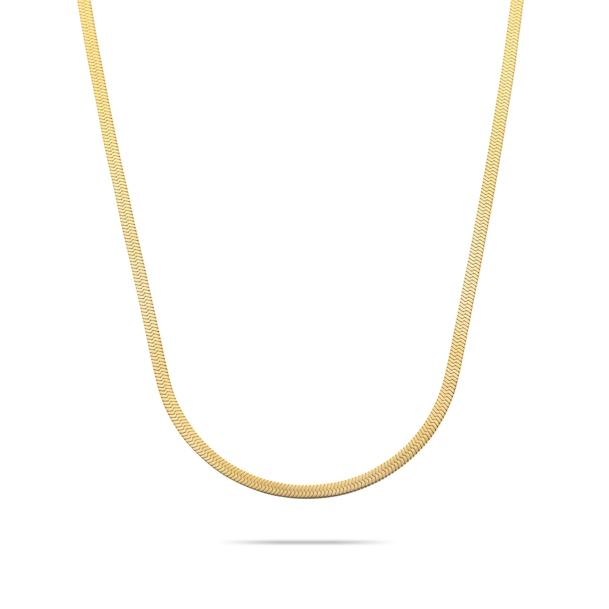 Snake necklace gold - Stainless steel