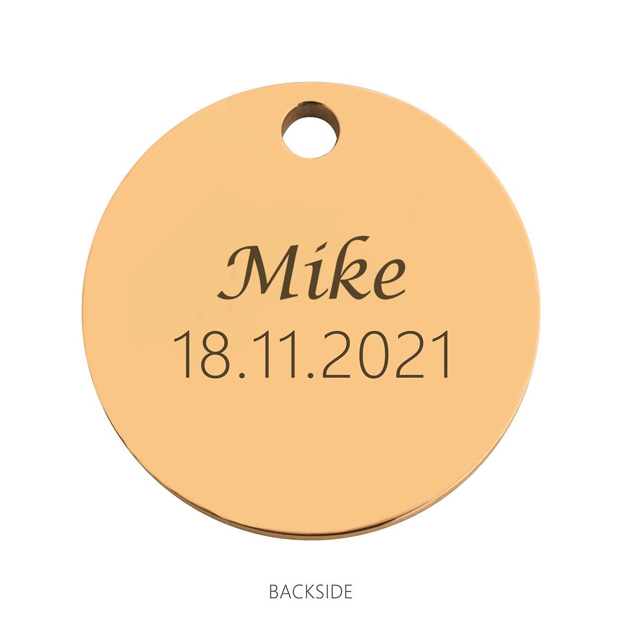 Coin babyfeet blue - No discoloration