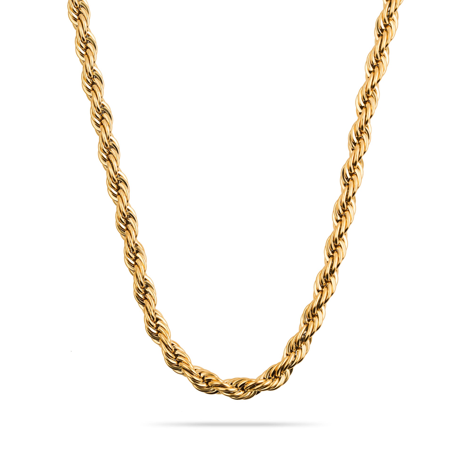 Twisted Rope Gold - Stainless steel