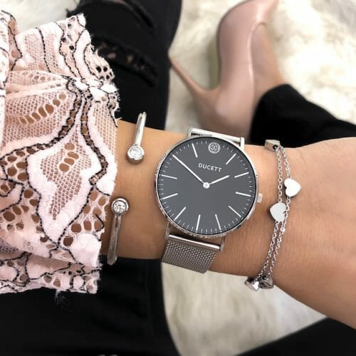 Double heart chain - No discoloration